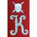 "Адамова голова" на погоны офицеров 1-го Корниловского ударного полка, обр. 1917 г.